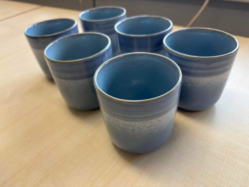 Lavandoux Kopjes Set - 6 stuks, Keramiek, Nieuw, Ophalen of Verzenden, Overige stijlen