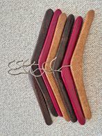 Kledinghangers leerlook - Set van 6, Ophalen, Gebruikt, Hout, Volwassenen