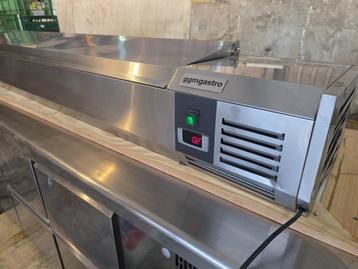 GGM Gastro Opzetkoelvitrine PREMIUM - 2000x395mm - 9x GN 1/3 beschikbaar voor biedingen