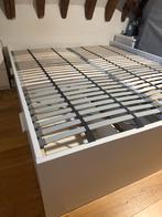 Ikea bed 160x200 met lades, Ophalen, Wit, Tweepersoons, Zo goed als nieuw