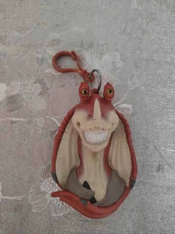 Star Wars Jar Jar Binks Geldbuidel Sleutelhanger 1999 beschikbaar voor biedingen