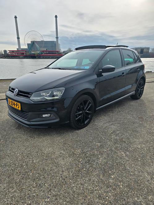 Volkswagen Polo R-Line PANO 1.4 TDI 66KW BMT DSG 2015 Zwart, Auto's, Volkswagen, Particulier, Polo, ABS, Airbags, Airconditioning