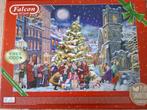 Falcon Kerstpuzzels 1000 stukjes, Ophalen, 500 t/m 1500 stukjes, Zo goed als nieuw, Legpuzzel