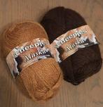 8x camel + 6x 50gr choco bruin Alaska Alpaca Wo Acryl l, Ophalen of Verzenden, Nieuw, Breien of Haken, Wol of Garen