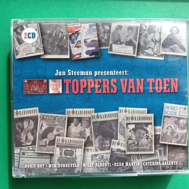 JAN STEEMAN presenteert TOPPERS VAN TOEN (2 X CD), Cd's en Dvd's, Cd's | Rock, Zo goed als nieuw, Poprock, Ophalen of Verzenden