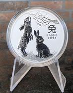 1 oz .999 fijn zilver Lunar 3 Rabbit 2023, Postzegels en Munten, Edelmetalen en Baren, Ophalen of Verzenden, Zilver