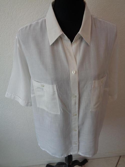 erfo maat 48 oksel tot oksel 64 cm off white, Kleding | Dames, Grote Maten, Zo goed als nieuw, Blouse of Tuniek, Ophalen of Verzenden