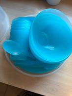 Plastic Servies & Bestek Set - 6 Personen, Ophalen of Verzenden, Zo goed als nieuw