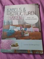 Haakboek Kabels en Structuren Haken, Ophalen of Verzenden, Zo goed als nieuw, Haken, Patroon of Boek
