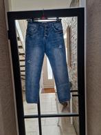 Te koop blauwe dames spijkerbroek, staat maat 36 maar zit al, Place Du Jour, Blauw, Ophalen of Verzenden, Zo goed als nieuw