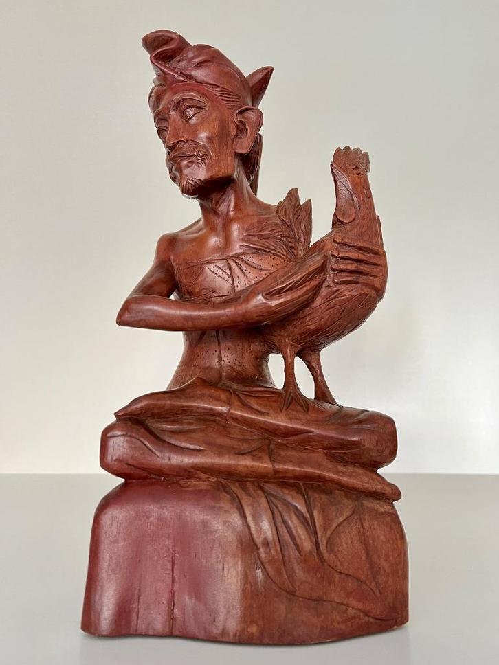 Javaans/Balinees houtsnijwerk Java Bali Indonesië, Antiek en Kunst, Kunst | Niet-Westerse kunst, Ophalen of Verzenden