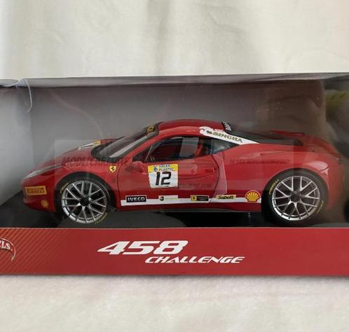 Hot Wheels Ferrari 458 Challenge - 1:18, Hobby en Vrije tijd, Modelauto's | 1:18, Nieuw, Auto, Hot Wheels, Verzenden