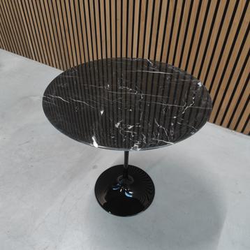 Knoll Saarinen Low Table - Nero Marquina marmer 51cm- bijzet beschikbaar voor biedingen
