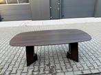 Deens ovale eiken houten eettafel donker bruin 200 x 100 cm, Ophalen