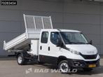 Iveco Daily 35C16 Kipper met Kist Dubbel Cabine Dubbellucht, Stof, Gebruikt, Euro 6, 4 cilinders
