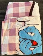 1 persoons kinder dekbedovertrek smurfen peyo, Ophalen of Verzenden, Zo goed als nieuw, Jongetje of Meisje, Dekbedovertrek