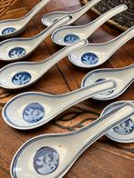Vintage  soep-rijst lepels China/ met Koi Carp, Antiek en Kunst, Ophalen of Verzenden