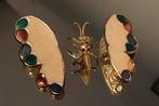 Vintage Broche Vlinder, Verzenden, Zo goed als nieuw, Overige materialen