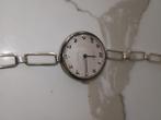 Zilver dames horloge met zilveren band, Sieraden, Tassen en Uiterlijk, Horloges | Dames, Overige merken, Gebruikt, Polshorloge