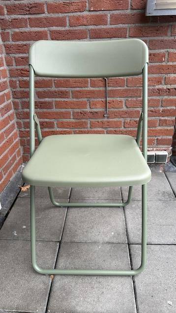 Nieuwe groene metalen klapstoel – Stevig, strak & mooi! beschikbaar voor biedingen