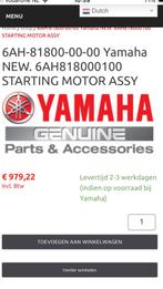 Nieuwe Yamaha f15 / f20 startmotor , 6AH-81800-01-00, Nieuw, Ophalen of Verzenden, Motor en Techniek