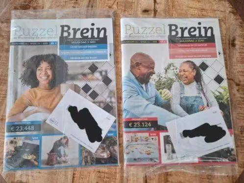 Puzzelbrein tijdschrift 2 edities 2025 - Nieuw, Boeken, Tijdschriften en Kranten, Nieuw, Sport en Vrije tijd, Ophalen of Verzenden