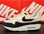 Nike Air Max 1 Black and White mt. 40, Ophalen of Verzenden, Zo goed als nieuw, Zwart