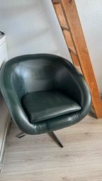 Midcentury ontwerp Kuipstoel / draaistoel groen zeldzaam, Ophalen of Verzenden, Gebruikt, Overige kleuren, Eén