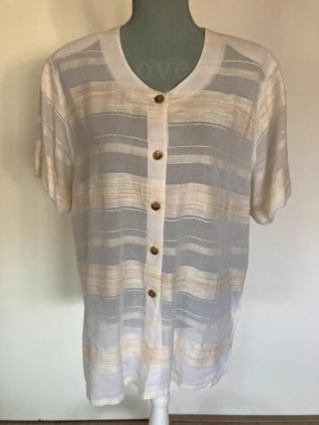 Linnen/katoenen blouse - Pia Rucci beschikbaar voor biedingen