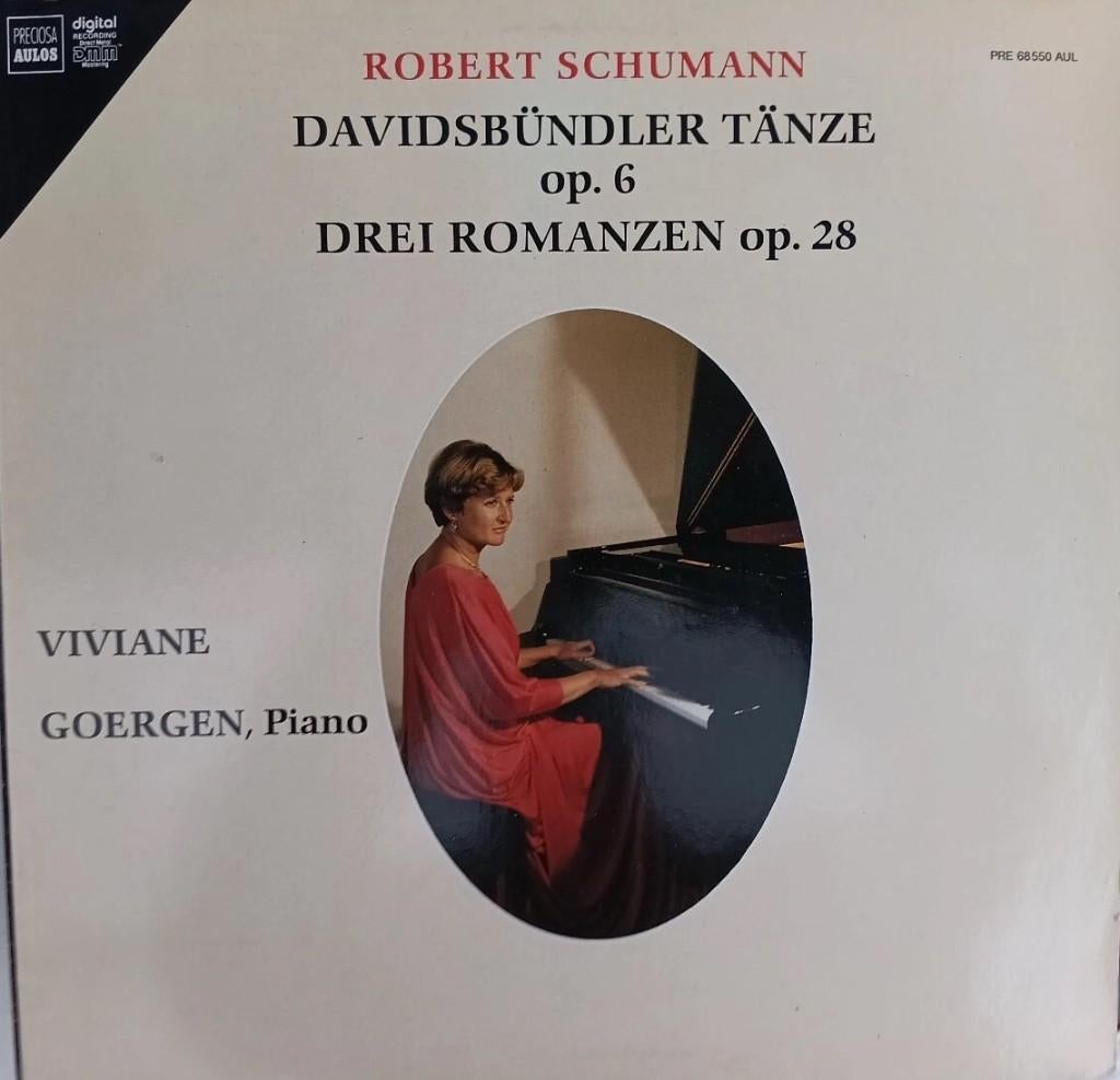 LP - Robert Schumann - Viviane Goergen, piano, Kamermuziek, Ophalen of Verzenden, Zo goed als nieuw, Romantiek