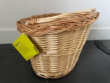 Dresco rieten fietsmand - NIEUW beschikbaar voor biedingen