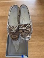 Mocassins, python print, leer, maat 38, Ophalen of Verzenden, Zo goed als nieuw, Mocka, Instappers