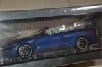 SALE ! 1:18 BMW M4 CABRIO 2020 matt blue Minichamps open WRH, Hobby en Vrije tijd, Modelauto's | 1:18, Ophalen of Verzenden, Zo goed als nieuw