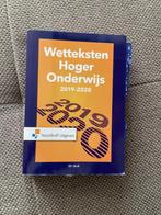 Wetteksten hoger onderwijs, Boeken, Studieboeken en Cursussen, Ophalen, HBO, Zo goed als nieuw, Noordhoff Uitgevers