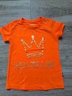 Koningsdag tshirt, Kinderen en Baby's, Kinderkleding | Maat 110, Meisje, Ophalen of Verzenden, Zo goed als nieuw, Shirt of Longsleeve