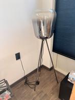 Moderne vloerlamp, hanglamp en tafellamp met glazen kap, Ophalen, Zo goed als nieuw, Glas, 100 tot 150 cm
