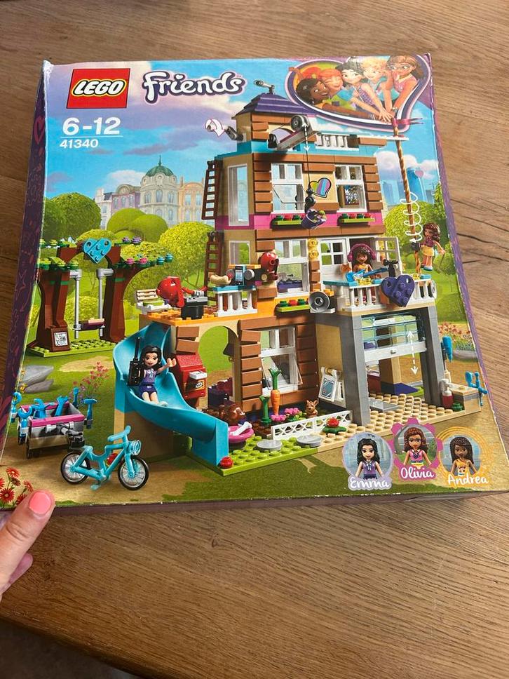 Lego Friends Vriendschapshuis 41340, Kinderen en Baby's, Speelgoed | Duplo en Lego, Zo goed als nieuw, Lego, Complete set, Ophalen of Verzenden