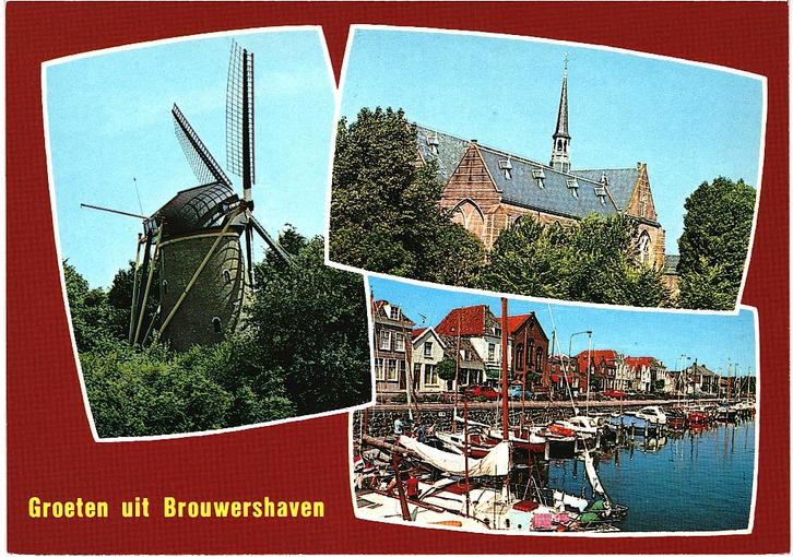 80679 Brouwershaven Z j 70 80 Nette oude kaart Onbeschreven, Verzamelen, Ansichtkaarten | Nederland, Ongelopen, Zeeland, 1960 tot 1980