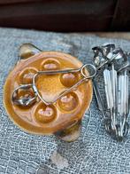 Escargot tangen 6 stuks, Huis en Inrichting, Ophalen of Verzenden, Rvs of Chroom