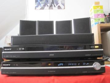 SONY HOME CINEMA 5.1 SET + DVD RECORDER beschikbaar voor biedingen