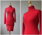 Nikkie - pencil dress / etui jurk / bodycon rood maat 36, Verzenden, Zo goed als nieuw, Nikkie, Maat 36 (S)