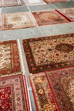 Vintage oosterse vloerkleed of Handgeknoopt Perzisch tapijt, Huis en Inrichting, Woonaccessoires | Kussens, Groen, Rond, Gebruikt
