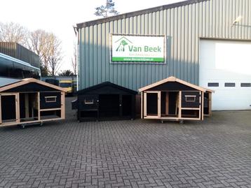 Stevig kippenhok, robuust, Douglas, puntdak beschikbaar voor biedingen