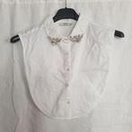 Witte kraag met strass., Kleding | Dames, Blouses en Tunieken, ., Wit, Ophalen of Verzenden, Zo goed als nieuw