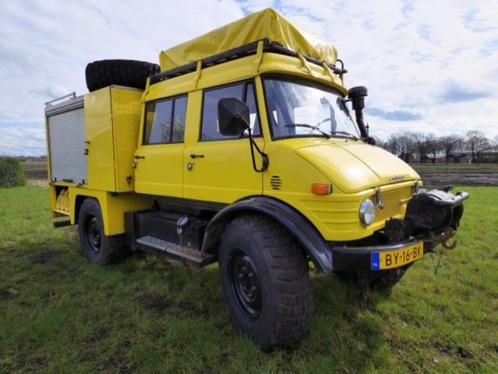Unimog 416, Auto's, Vrachtwagens, Particulier, Mercedes-Benz, Diesel, Handgeschakeld, Overige kleuren, Blauw, Leder en Stof, Vierwielaandrijving