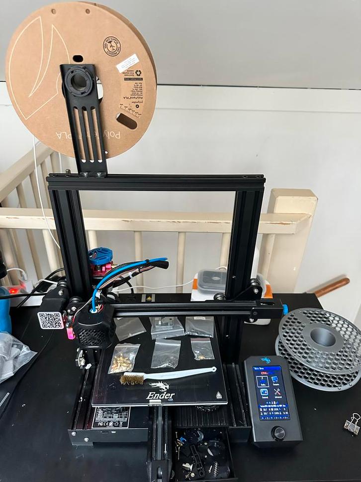 Ender 3 V2 3D Printer met BLTouch, Computers en Software, 3D Printers, Gebruikt, Ophalen of Verzenden