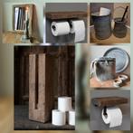 Landelijk toilet, landelijke toiletaccessoires, houten toile, Nieuw, Ophalen of Verzenden