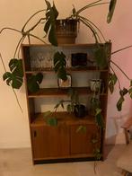 Prachtige vintage jaren 60 boekenkast / wandmeubel, Ophalen, Zo goed als nieuw, 25 tot 50 cm