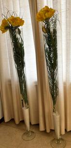 Bruiloft decoratie hoge glazen vazen, Huis en Inrichting, Nieuw, Glas, Ophalen, 75 cm of meer