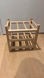 Ikea wijnrek Hutten massief hout, Huis en Inrichting, Woonaccessoires | Wijnrekken, 5 tot 15 flessen, Ophalen of Verzenden, Zo goed als nieuw